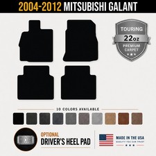 Avery Touring Front Rear Floor Mats For 2004-2012 Mitsubishi Galant 1tc