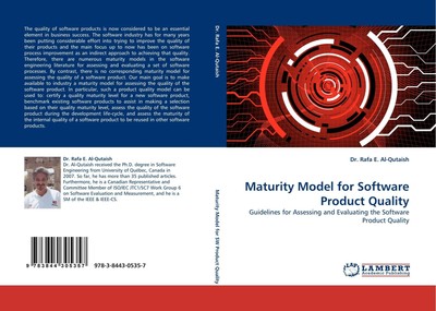 Maturity Model for Software Product Quality Rafa E. Al-Qutaish Taschenbuch 2011
