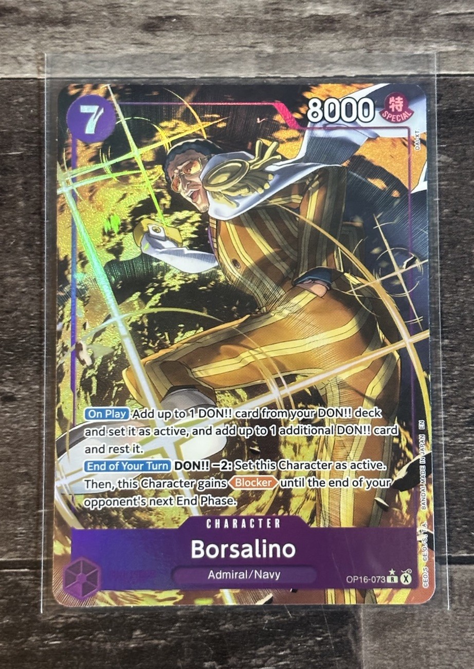 Borsalino OP16-073 Alt Art Rare One Piece The Time of Battle English NM