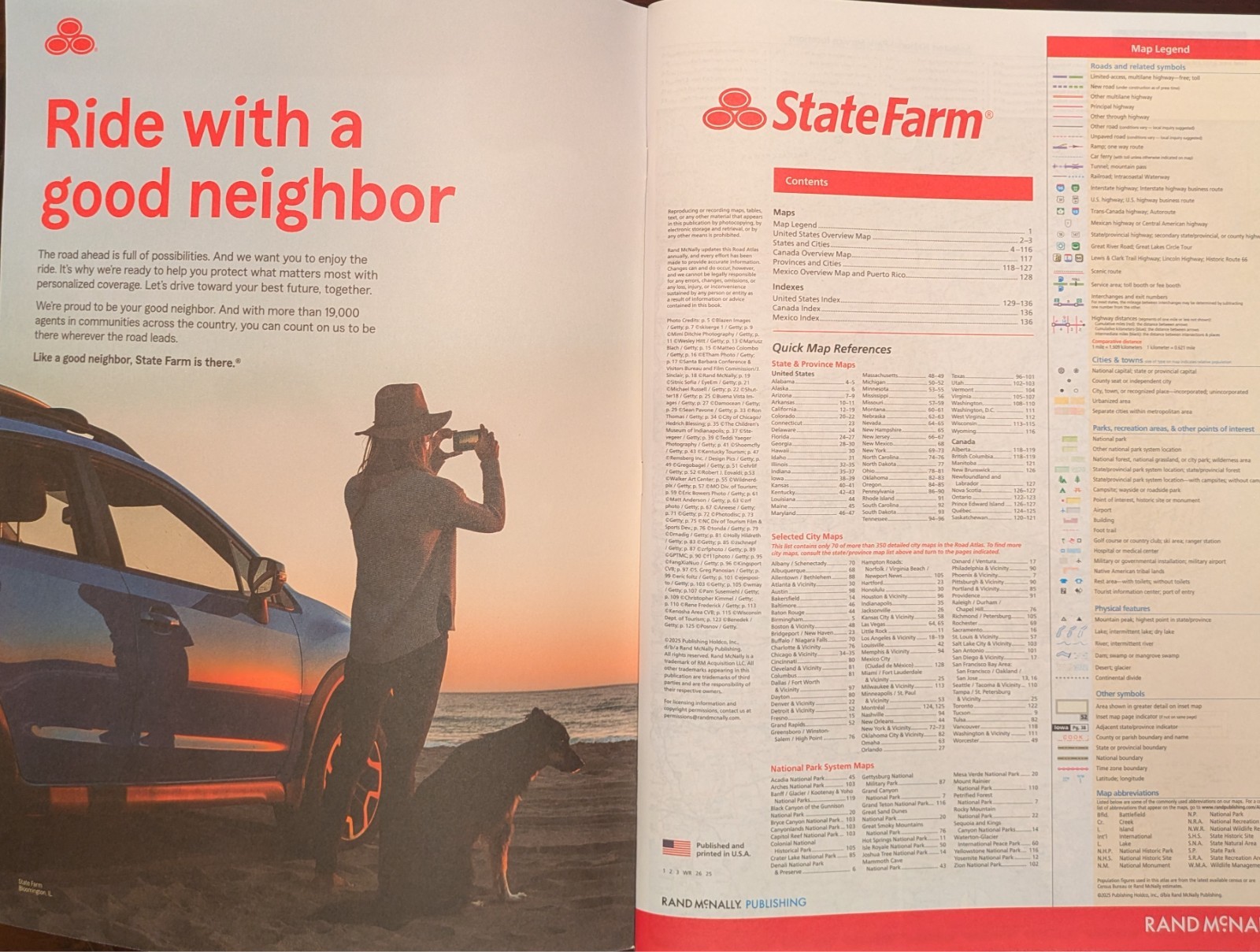 2026 Rand McNally State Farm Road Atlas 2026-New!!-Outstanding Design ...