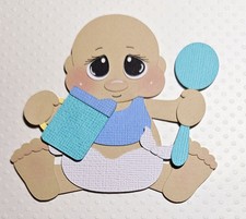 First Food Baby Boy. Scrapbook, Card making Paper Piecing
