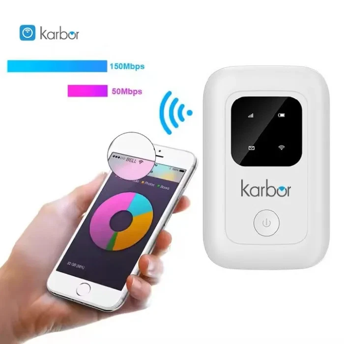 4g Lte Router with 3000MAH Battery Outdoor Pocket Wifi Sim Card Slot Wifi Router - Image 4 of 4