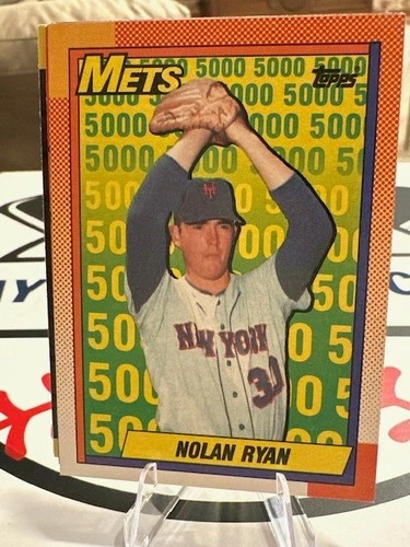 Nolan Ryan 1990 Topps 5000 Strikeouts Mets #2! 2 Card Min! See Desc!