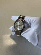 Rolex Date 1500 Silver Oyster Bracelet with Silver Bezel