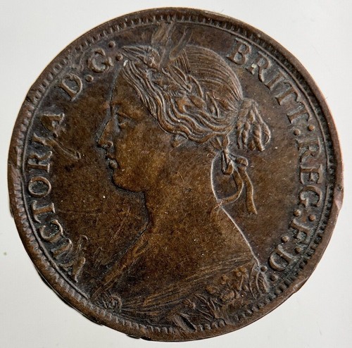 1862 Victoria Farthing Coin | Very High Grade - Picture 1 of 2