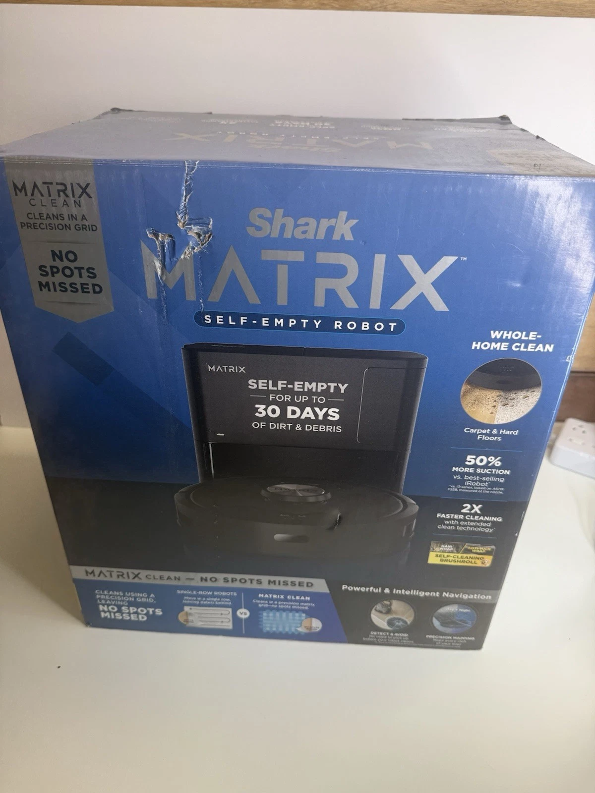 Shark Matrix Self-Emptying Robot Vacuum With 30 Day Dock (UR2350S) Light Use