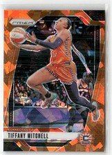 2024 Panini Prizm WNBA #57 Tiffany Mitchell Orange Ice