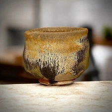 KUMANO kurouemon 門 作 (1955-), aka The Bear of Echizen.demon Tenmoku bowl KUMANO