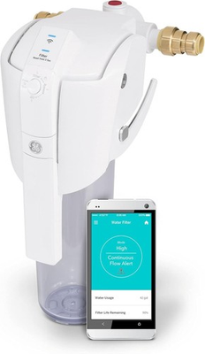 #ad GE Whole House Water Filtration System GXWH70M Smart Connect with Leak Detect $154.79