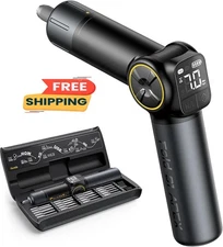 Destornillador eléctrico de 3.7 V, destornillador con mango pivotante, torque má