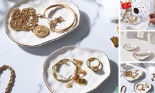 Jewelry Dish Set of 2, Large Jewelry Tray for More Jewelry Ring Dish Cloud