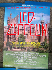 LED ZEPPELIN Knebworth 1979 poster 30 x 20 - 1999 repro limited numbered