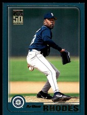 Arthur Rhodes 2001 Topps #56 Mariners MLB READ FREE SHIPPING AutographDen