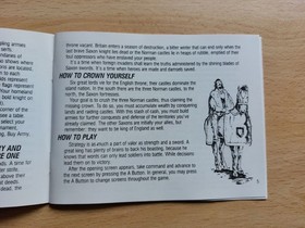 Caja, corcho y manual de reemplazo del Defender Of The Crown para NES
