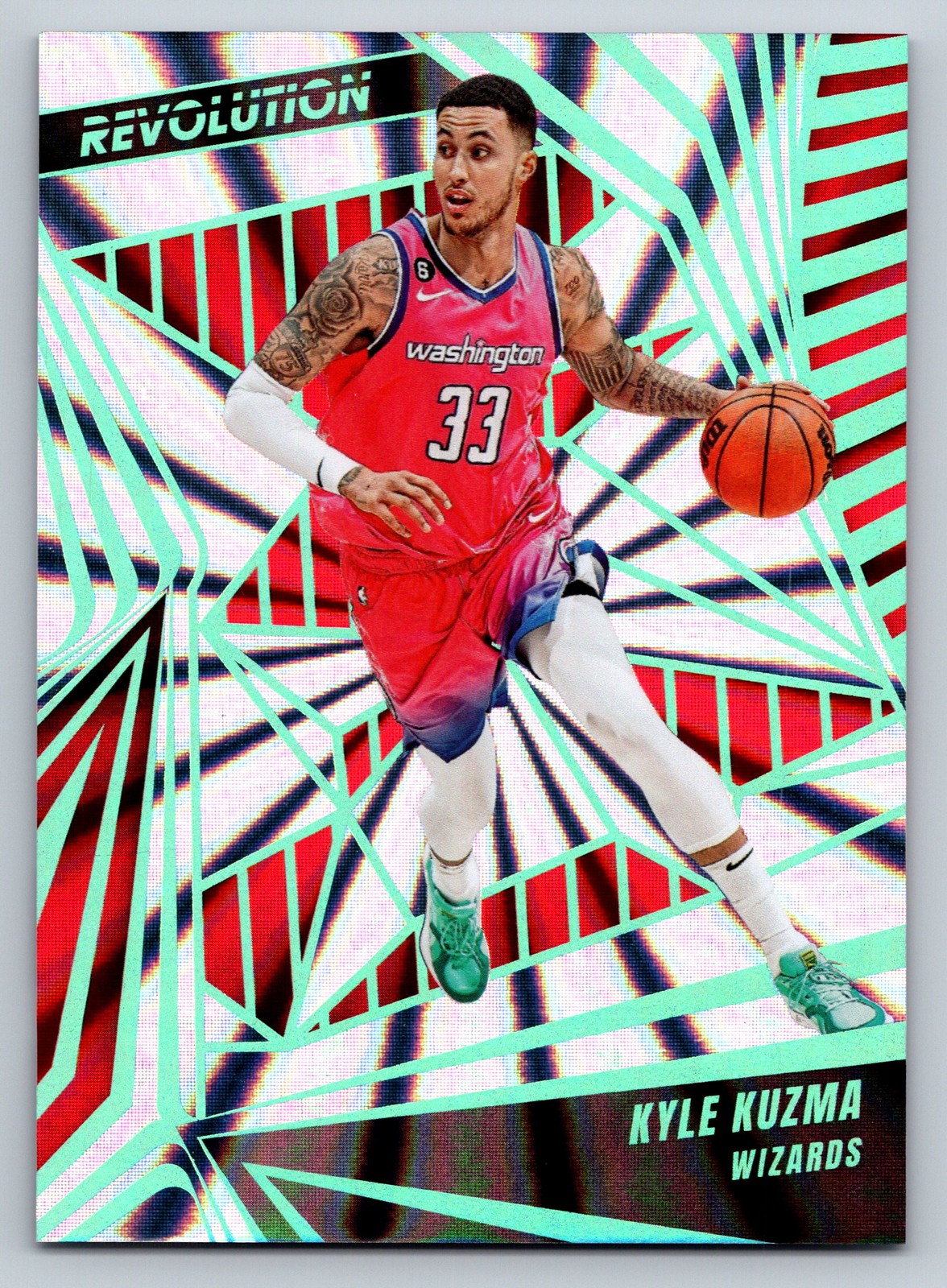 2023-24 Panini Revolution #14 Kyle Kuzma Sunburst #/75