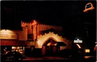 Vintage Brown Derby Hollywood & Vine Night Neon Sign Postcard