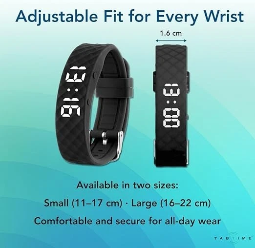 Pulsera Alarma Vibradora Grande - Reloj Alarma Silencioso para Adultos y Niños - con Foto 3 de 4