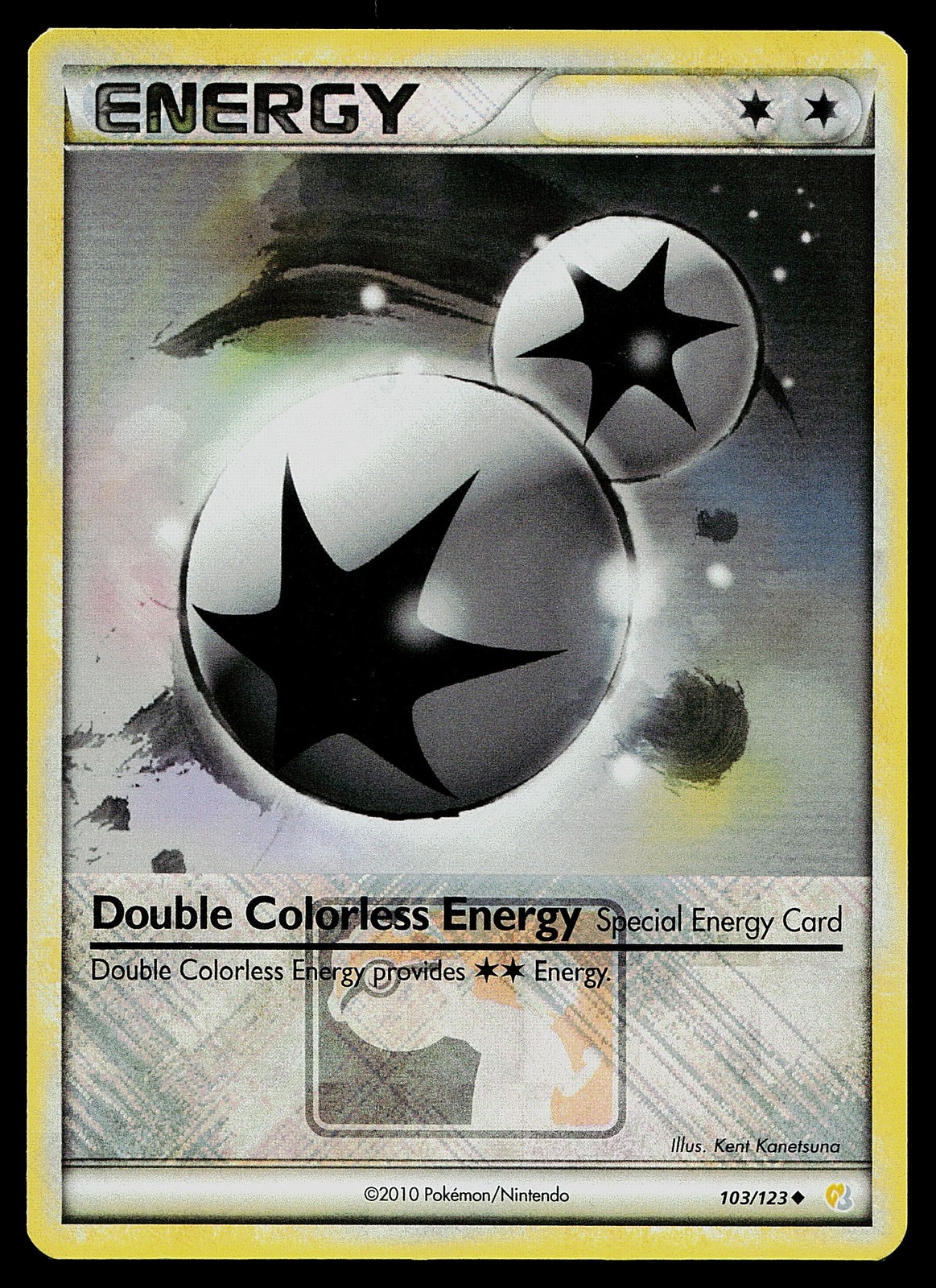 Pokemon Card - Double Colorless Energy Reverse Holo 103/123 Promo
