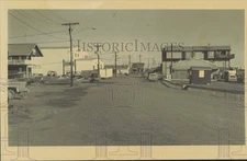 1986 Press Photo An Alaskan city main street - lrb41511
