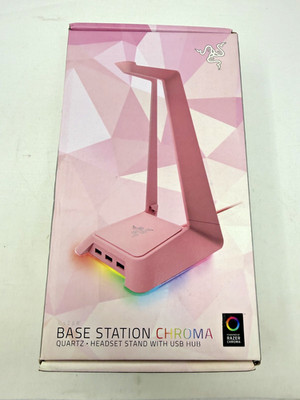 Razer Base Station Chroma Quartz V1 Headset stand with USB Hub