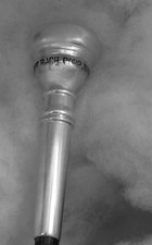 Trumpet BACH Vincent Bach Corp., New York 7C New silver plate. OLD SCRIPT