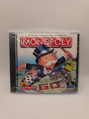NEW Monopoly PC CD-ROM 1999 Hasbro Interactive Win95/98 Classic Game Sealed