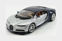 Welly WE24077SB Bugatti - Chiron Le Patron 2016 - Silber Blau - 1/24