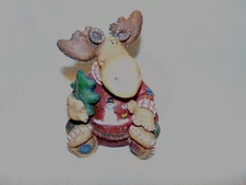 Vintage 2002 Christmas Moose Don Mechanic Enterprises 5"