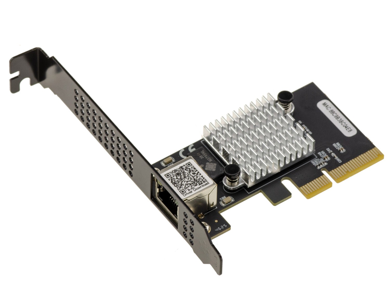 Carte Réseau PCIe 10G RJ45 Multi-Gigabit RTL8127 Pro Idéale pour le Montage Vidéo 4K