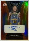 TINA CHARLES 2025-26 SELECT WNBA DRAFT SELECTIONS AUTO TIE-DYE PRIZM /25 Q2277