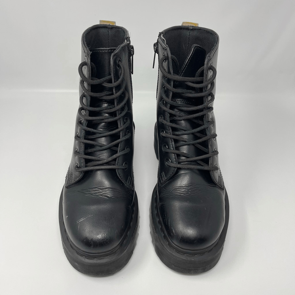 Dr. Doc Martens Vegan Jadon II Mono Platform Black Boots Side Zipper Womens US 8 thumbnail 5