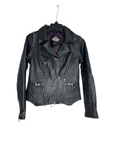 harley davidson  Vintage jacket womens leathe...
