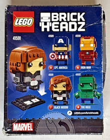 Lego Brickheadz 41591- Black Widow- Brand New - Factory Sealed- Shelf Wear