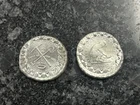 Lot of 2 - 1/4 Oz Silver Rounds .999 Prospector Gold & Gems Colorado   (Lt2)