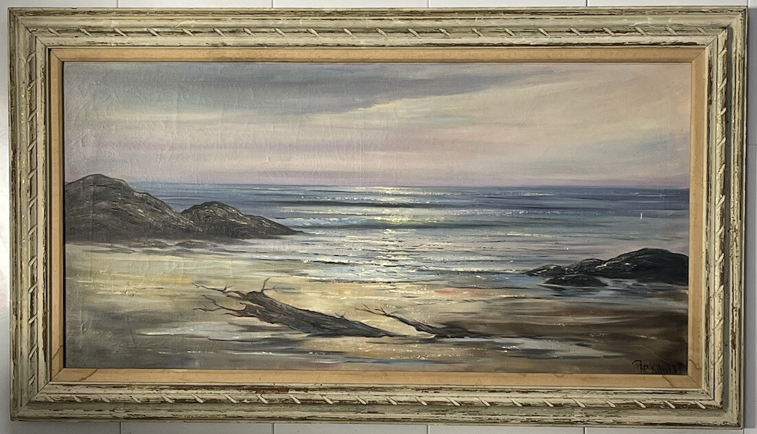 VIOLET PARKHURST ANTIQUE CALIFORNIA PLEIN AIR LANDSCAPE OIL