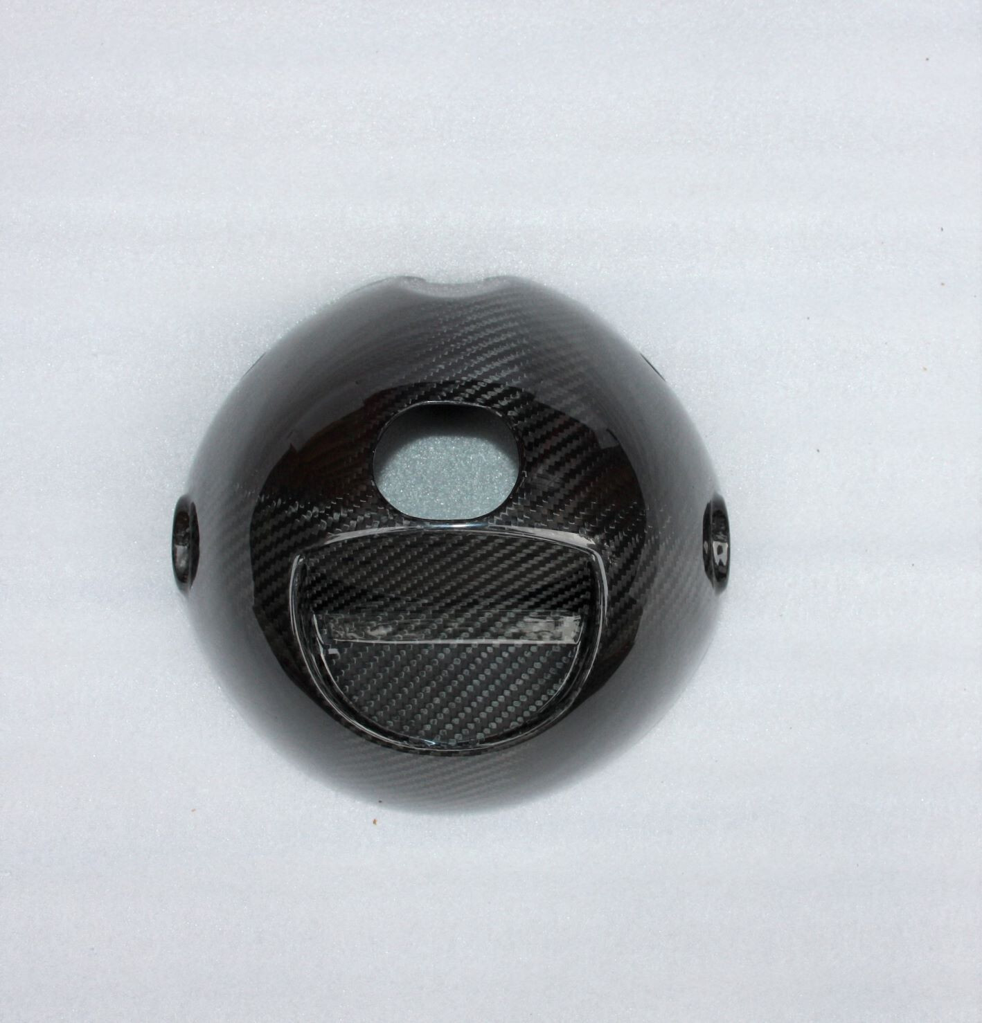 Coque de phare en carbone brillant pour Kawasaki Z900 RS, finition luxe et ultra légère