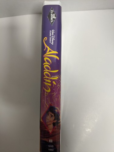 Aladdin (VHS, 1993)(RARE) BLACK DIAMOND 💎 ISBN 1-55890-663-0 - Imagen 3 de 5