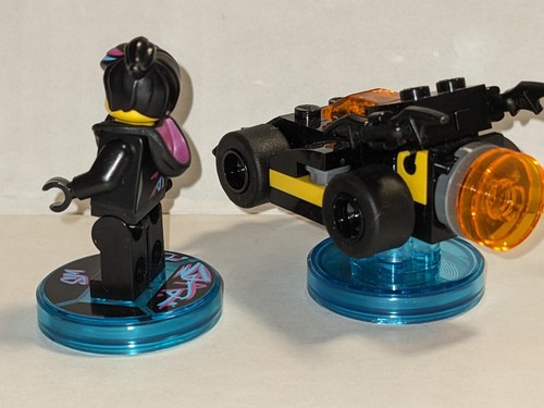 Lego Dimensions Figures Wyldstyle Batman Gandalf Batmobile With Tags - Picture 7 of 7