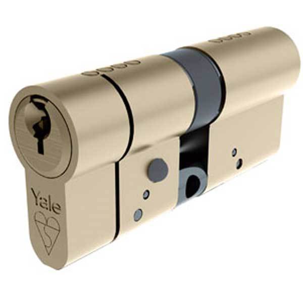 Yale Anti-Snap Euro Cylinder 45S-45 PB (AS4545PB)