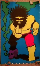 TORGA HULK PARODY VINTAGE 1969 BLACKLIGHT POSTER By TOM GATZ Pro Arts -NICE!