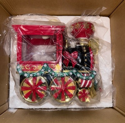 Bath And Body Works Christmas 3 Wick Candle Holder Light Up Train New In Box