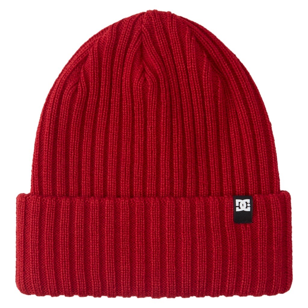 DC SHOES FISH N DESTROY RED BEANIE HAT