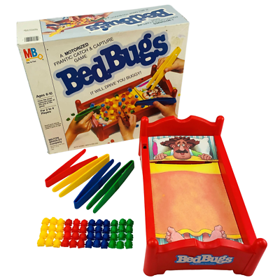 Vintage 1985 Milton Bradley Bed Bugs Game Complete | eBay