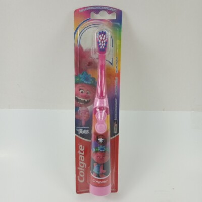 Colgate Trolls Girl Extra Soft oscillating Battery Powered Toothbrush 