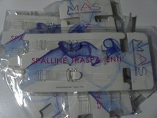 6 Paia Spalline Reggiseno Di Ricambio - Regolabili E Trasparenti (Nero, Pelle, Bianco, Argento, Trasp.) - Foto 9