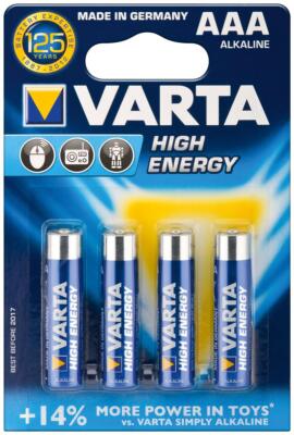 VARTA Longlife Power, Alkaline Battery, AAA, Micro, LR03, 1,5V, 4-pack, Made In Germany - Foto 7