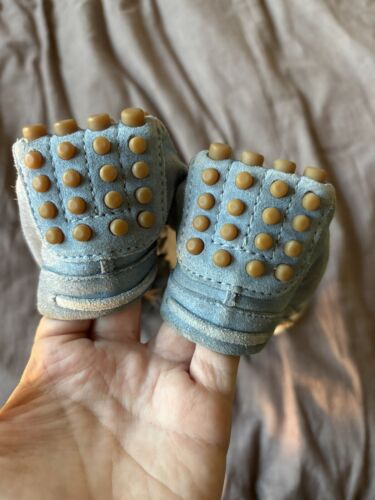 Women’s Gucci Light Blue Suede Moccasins 8.5. See Photos - Picture 3 of 7