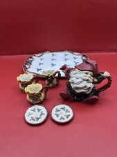 Vintage Miniature Christmas Tea Set 8 Pieces
