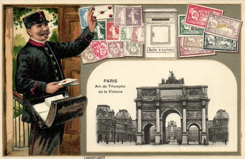 PC CIRCUS, LES DEUX EXTRÉMES EN GRANDEUR ET EN PETITE, Vintage Postcard