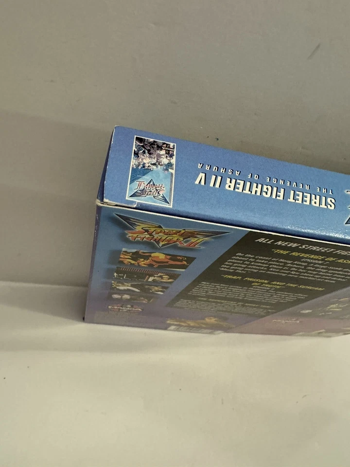 Street Fighter II Anime Manga {VHS} Juego de 2 - Inglés Vintage 1997 Foto 3 de 4